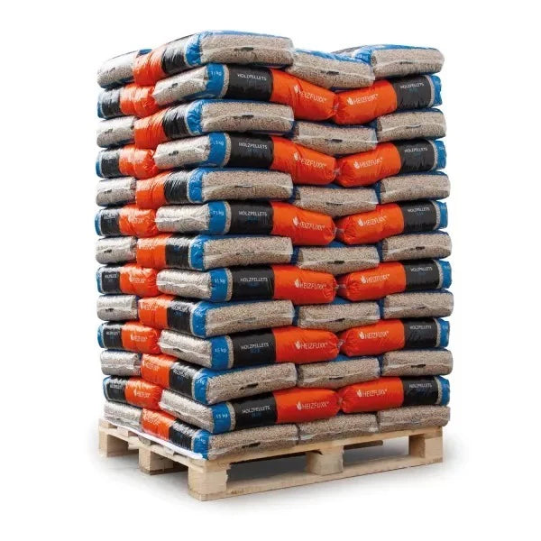 Holzpellets Blauw ENplus A1 15 kg x 65 zakken van 15 kg