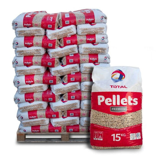 Pallet met 66 zakken TOTAL PREMIUM-pellets